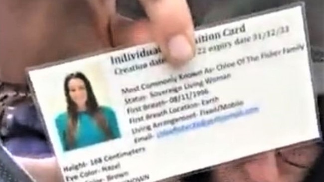 Some even opt for DIY identification cards they falsely believe put them out of reach of police. Picture: Twitter