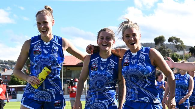 North Melbourne has won its last five games. Picture: Steve Bell/Getty Images