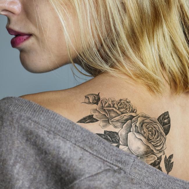 Tattoo design of a rose. Picture: iStock
