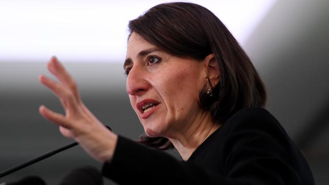 Premier Gladys Berejiklian has appointed a team of experts to find a new “population policy”. Picture: Tracey Nearmy