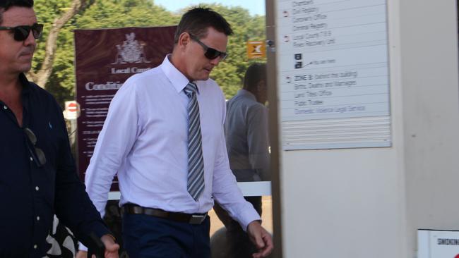 Prosecutors described former NT Police Sergeant Neil Mellon as a ‘police officer who’s significantly fallen from grace’. Picture: Jason Walls