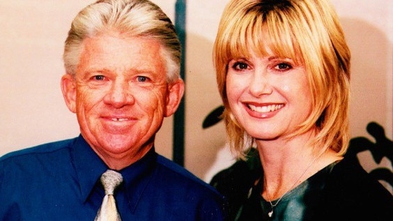 Mr Bull with Olivia Newton-John.