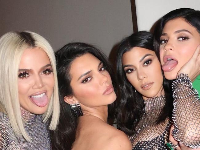 Khloe Kardashian, Kendall Jenner, Kourtney Kardashian and Kylie Jenner. Picture: Instagram