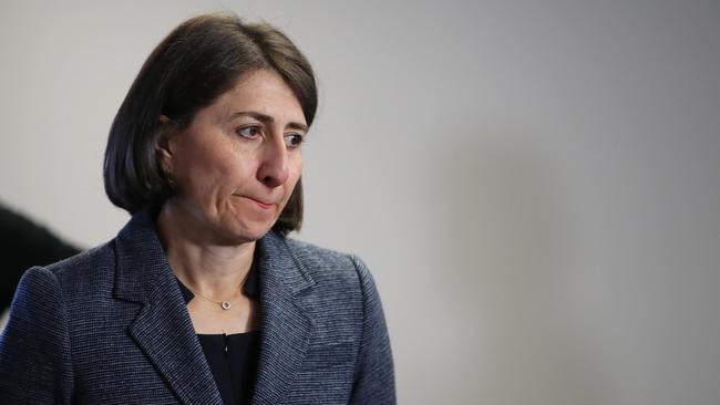 NSW Premier Gladys Berejiklian announces new mask mandates today. Picture: NCA NewsWire / David Swift