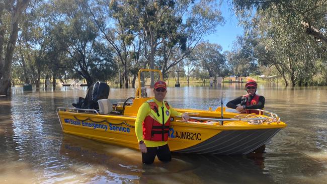 Emergency service crews will remain out in the flood zones for the next few weeks. Picture: NSW SES