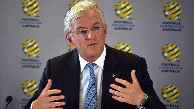 FFA chairman Steven Lowy is at risk of losing his position. Picture: AFP