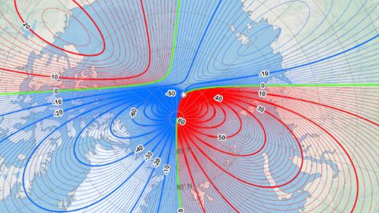 north pole moving towards Siberia faster than ever before