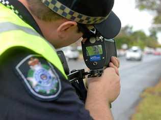 FOR OUR PROTECTION: Constable Matthew Bedding participating in speed management LiDAR training. Picture: Mike Knott BUN240816LIDAR1