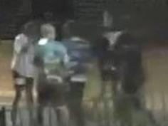 WATCH: Youths stomp, kick in wild street brawl at Qld crime capital