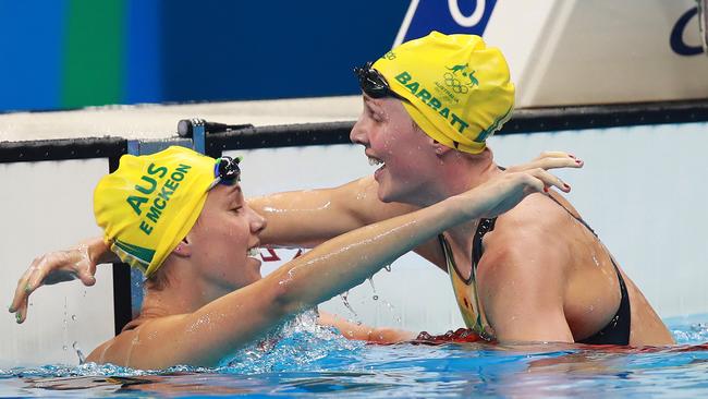 Australia's Emma McKeon wins the bronze medal in the women's 200m freestyle final. Picture: Phil Hillyard