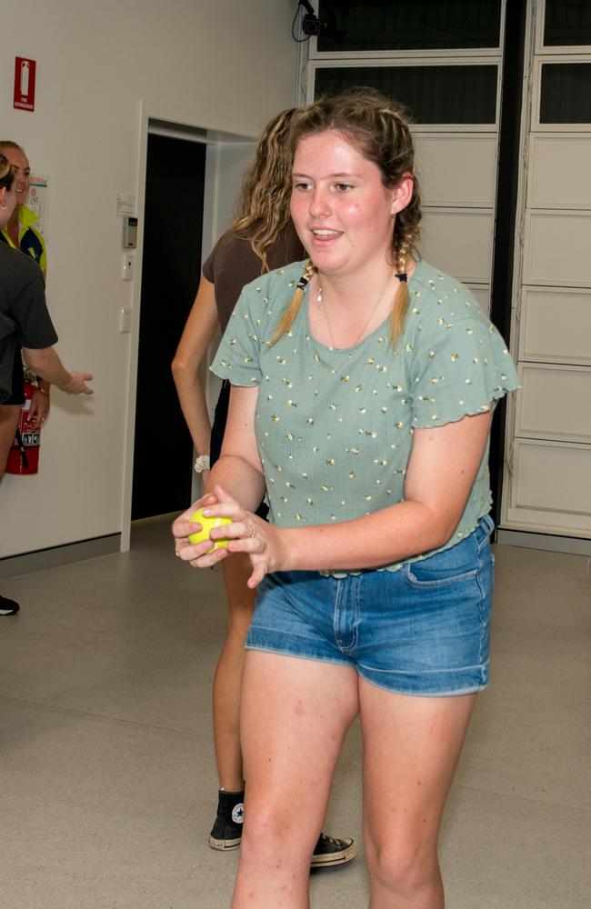 Sarah higginbotham from Bowen State High School experience a day in the life of a uni student at CQUniversity's Mackay Uni Experience.Picture: Michaela Harlow