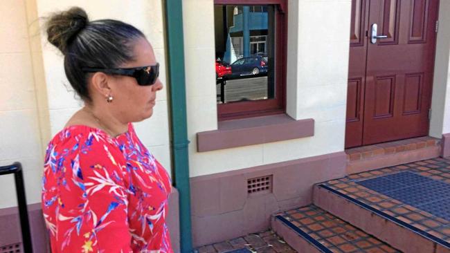 Belinda Catherine Nott outside Ballina Local Court. Picture: The Northern Star