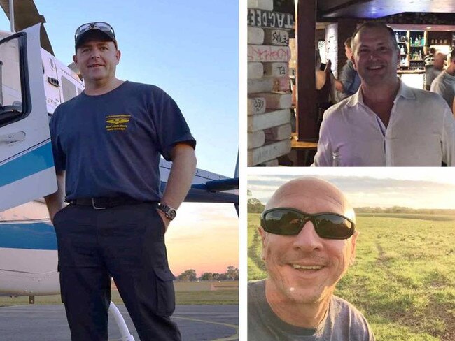 Helicopter pilot David Kerr, Queensland man Grant Kuhnemann and Brisbane dad Jamie Ogden were killed in the helicopter crash off Anna Bay on September 6, 2019.