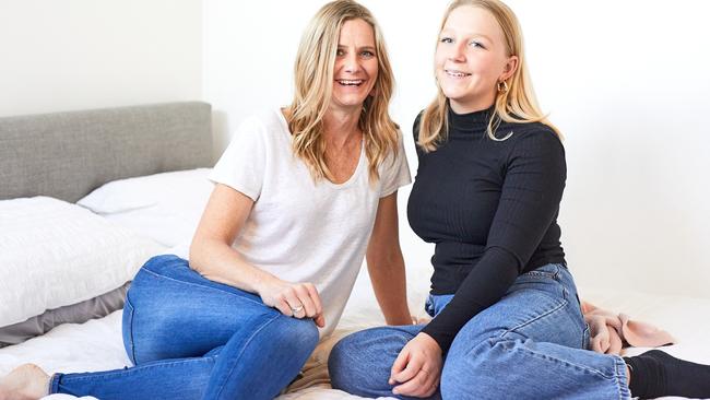 Financial planner Amanda Thompson with daughter Bella, 18. Picture:Supplied