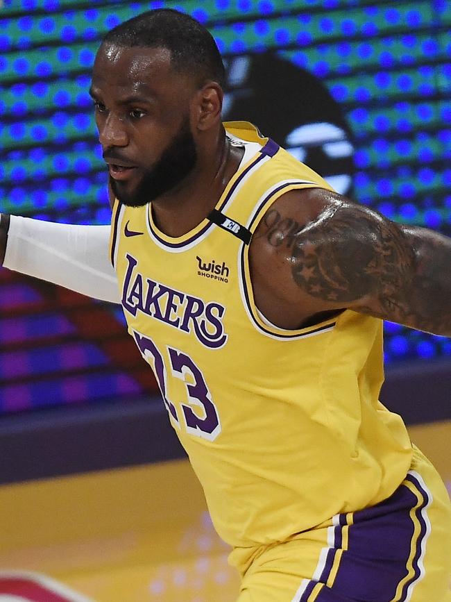 LeBron James caused controversy when he commented on former Rockets GM Daryl Morey’s tweet on the Hong Kong protests in 2019. Picture: Kevork Djansezian/Getty Images North America/AFP