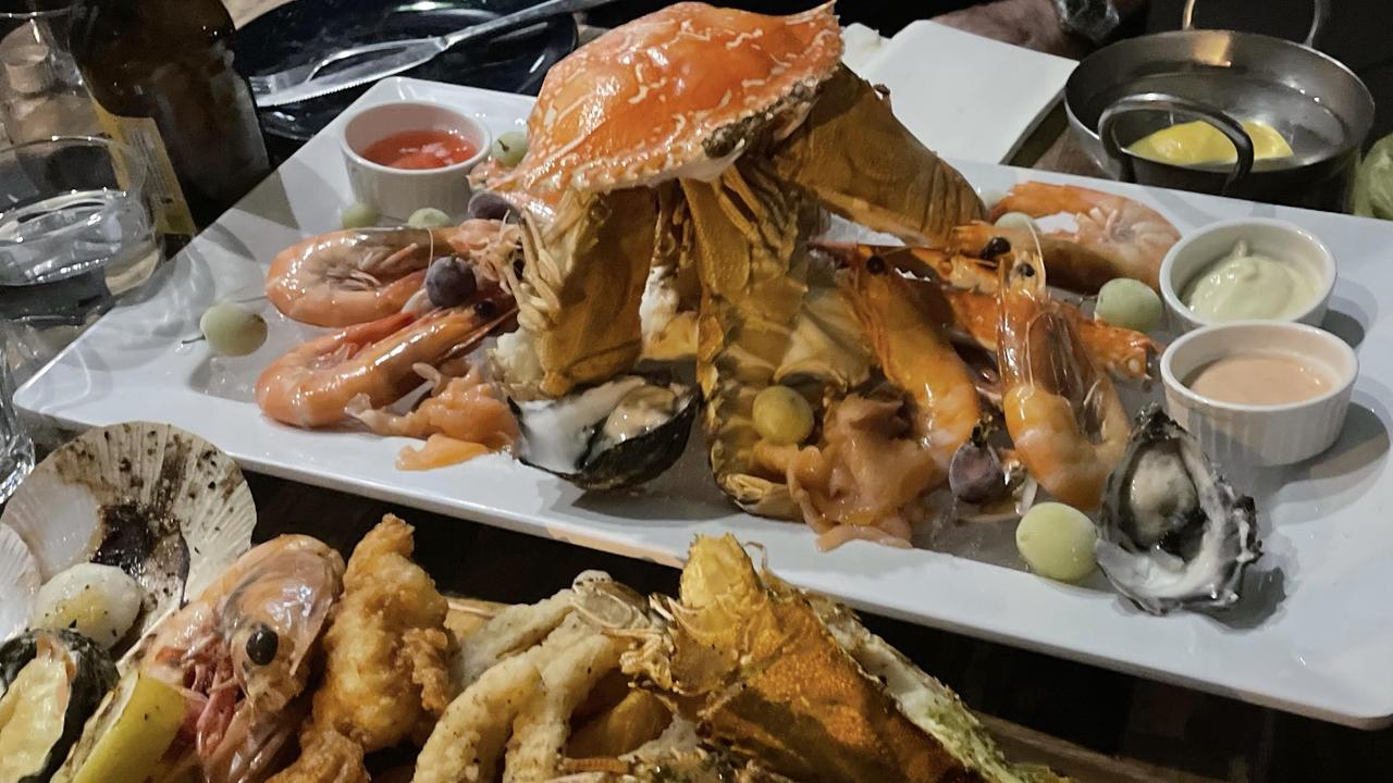 Seafood delight: Hot and cold platters for two at Riccardo's Italianio.