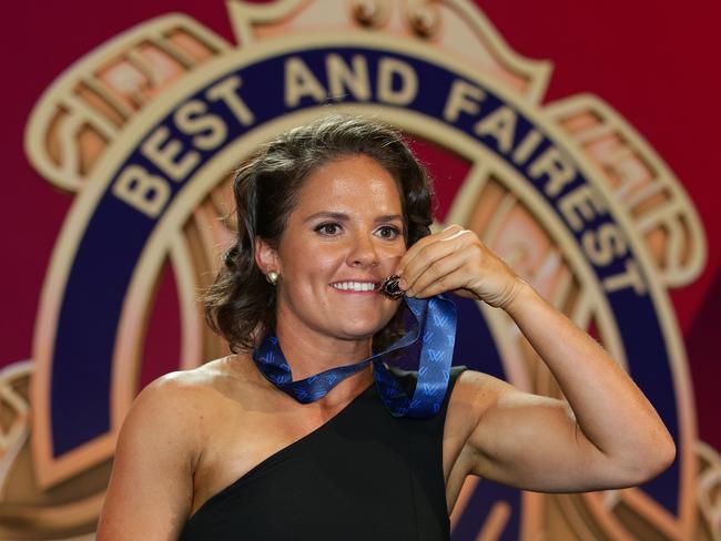 AFLW best-and-fairest winner Emma Kearney. Picture: Andrew Tauber