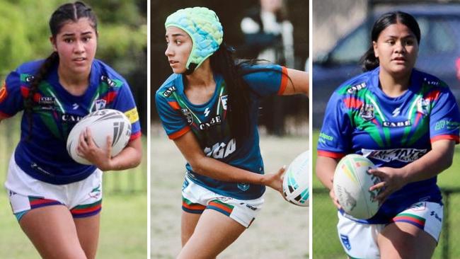 Minchinbury’s finest: (L-R) Micayla Bourne, Shelbi Rangi Szabo and Lakishar Fepuleai. Pictures: Mrs P Photography