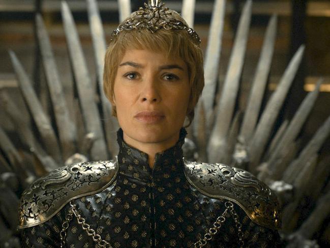 This image released by HBO shows Lena Headey in a scene from "Game of Thrones." The series was nominated for a Golden Globe award for best TV drama on Monday, Dec. 12, 2016. The 74th Golden Globe Awards ceremony will be broadcast on Jan. 8, on NBC. (HBO via AP)