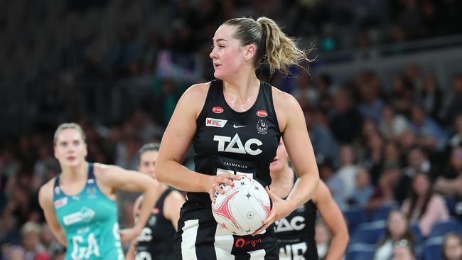 Sophie Garbin of the Magpies. Picture: Getty Images