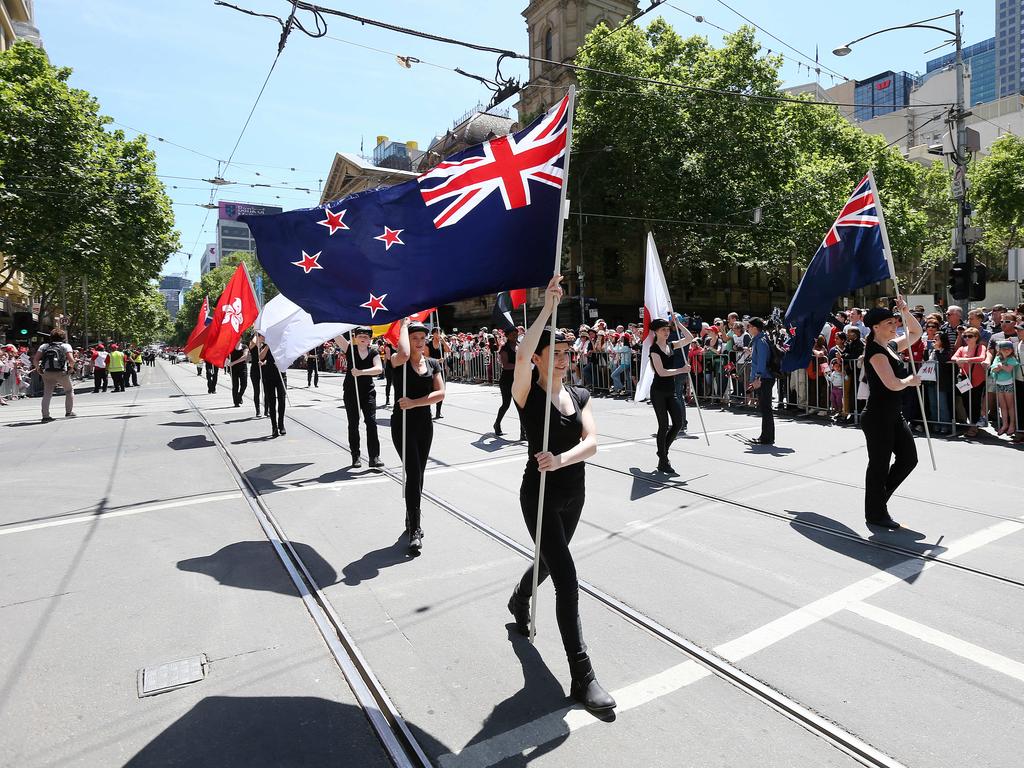 Melbourne Cup Parade. Picture: Ian Currie