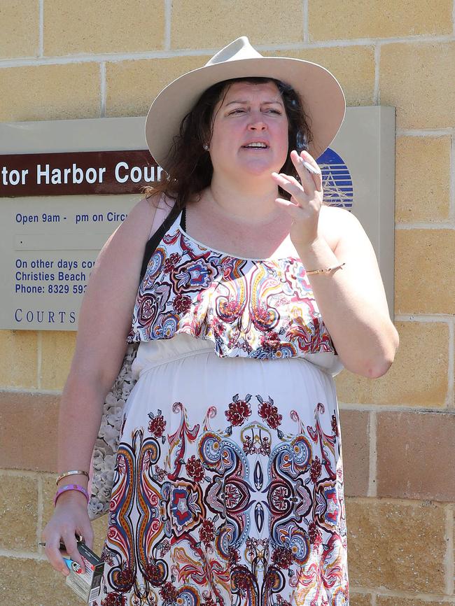 Appearing at a South Australian court in 2018. Picture: Dylan Coker