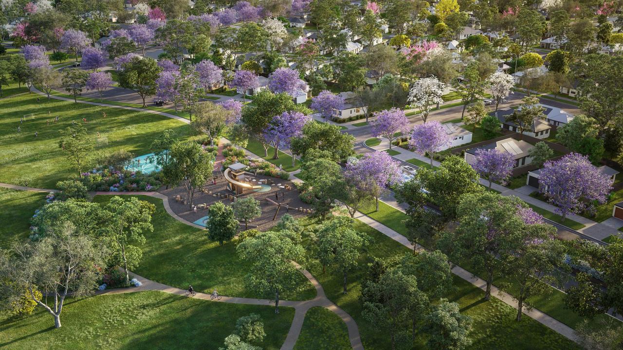 Artist impression of the 1200-resident Gracewood residential community in Mallala, north of Adelaide, by developer Wel. Co, where work has now started. Picture: Wel. Co