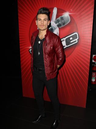 Then: Michael Paynter in The Voice mode.