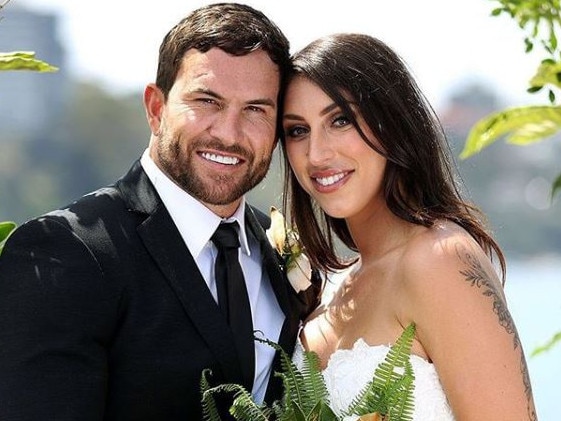 Married At First Sight: Daniel Webb and Tamara Joy when they were ‘married’ on the TV show.