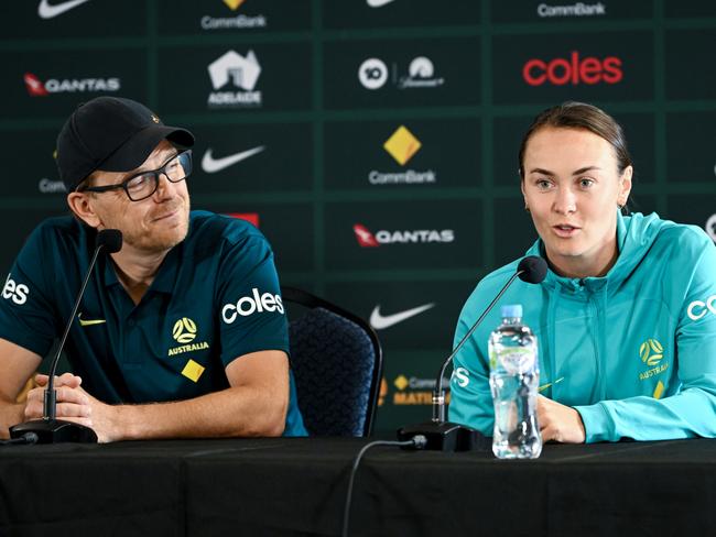 Caitlin Foord declares that there’s no such thing as a ‘friendly’ match when preparing for the Olympics. Picture: Mark Brake/Getty Images