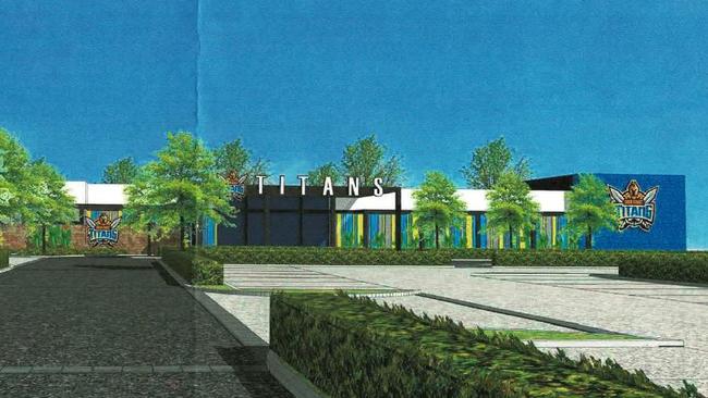 Artist impression of Gold Coast Titans community leagues club. Picture: Supplied by Gold Coast Titans