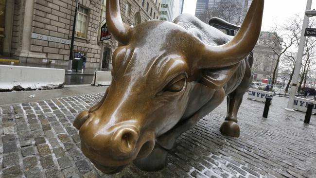 Wall Street has moved back into bull market territory after the shortest bear market in history. Picture: AP