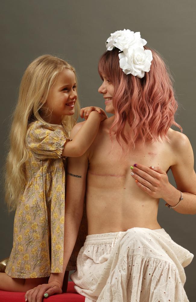 Louise Bennett, with daughter Evie.