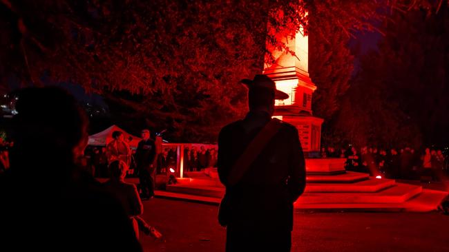 Launceston Dawn Service. Anzac Day 2023. Pictures: Alex Treacy