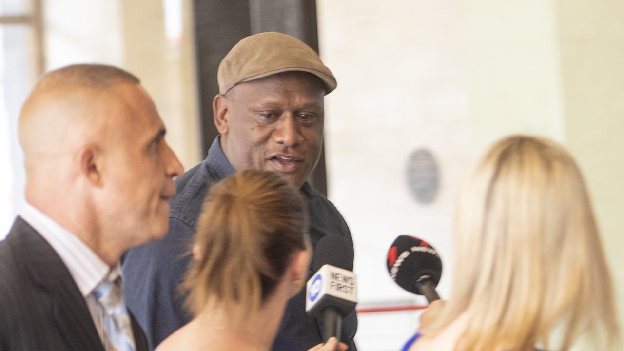 Wendell Sailor entered not guilty pleas to a string of charges. Picture: NewsWire/Jeremy Piper.