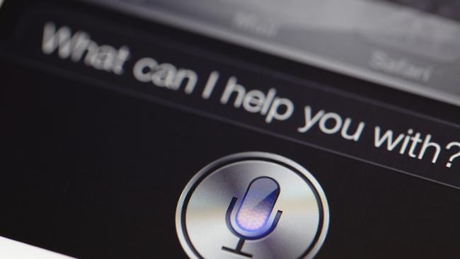 Siri, Apple’s voice-control feature. Picture: ThinkStock