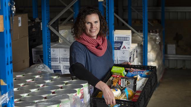 Manager of Bendigo Foodshare Bridget Bentley. Picture: Zoe Phillips