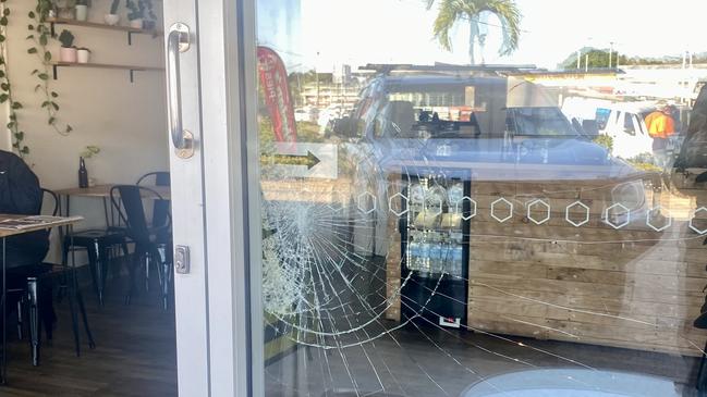 The Espresso Bar was also broken into. Picture: Natasha Emeck