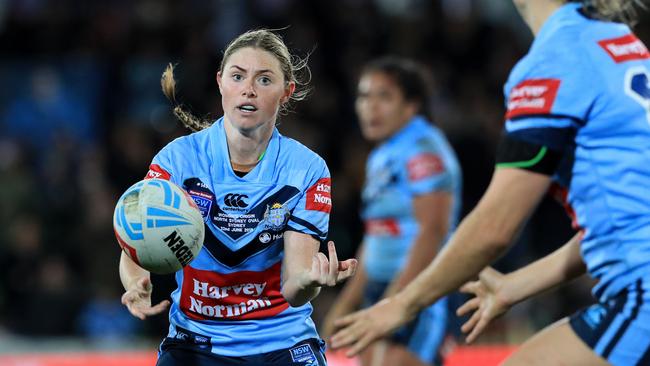 Maddie Studdon in action during the Women's State of Origin game between New South Wales and Querensland at North Sydney Oval. Pics Adam Head