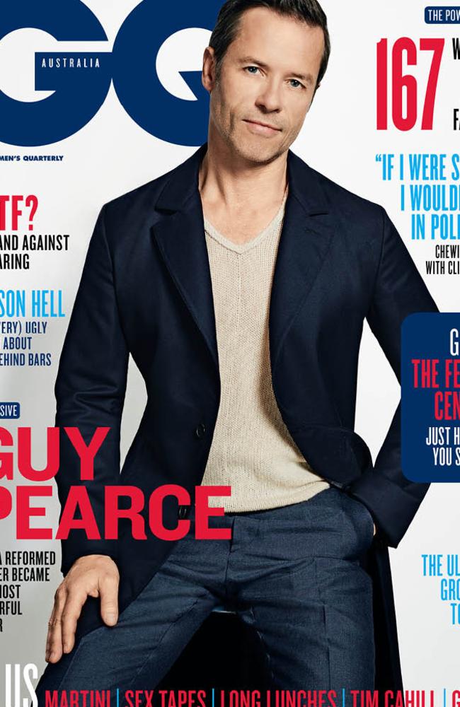 Guy Pearce opens up about drug use in the August issue of GQ Australia.