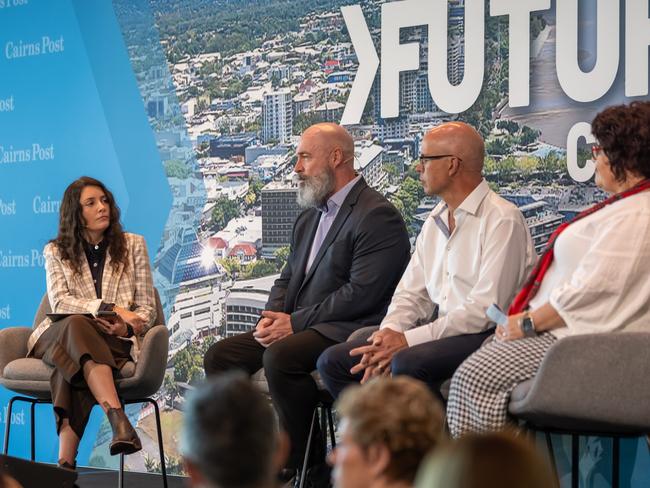 Key Speaker Geographer & Demographer Simon Kuestenmacher at the Cairns Post Future Cairns Event on Friday. Picture Emily Barker.