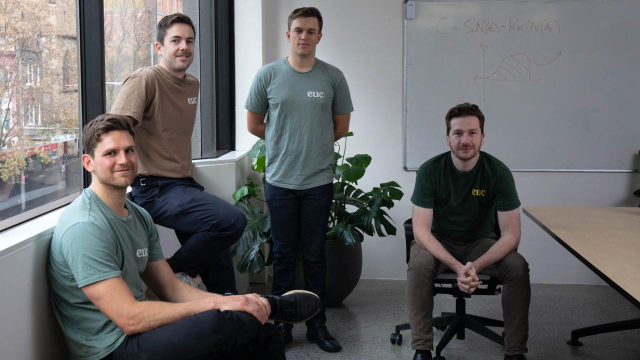 Founders of Eucalyptus: Alexey Mitko, Benny Kleist, Charlie Gearside, Tim Doyle.