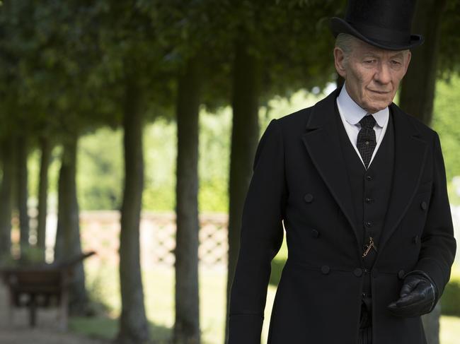 Sir Ian McKellen as Sherlock Holmes in a scene from film Mr Holmes