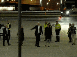 Julian Assange arrives back in Australia.