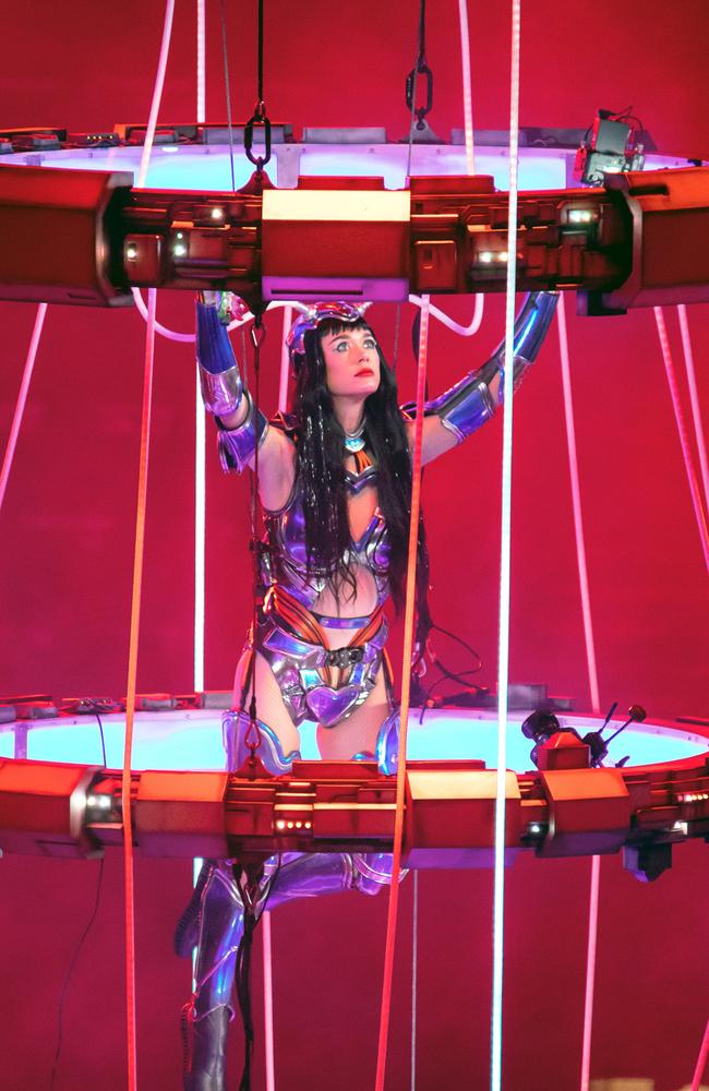 Katy Perry in concert during her The Lifetimes Tour in Monterrey, Mexico in April. Picture: Getty Images)