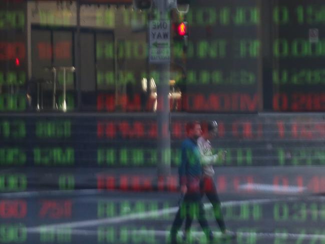 SYDNEY, AUSTRALIA - NEWSWIRE PHOTOS June 13 2022: A general view of the digital boards at the ASX in Sydney as Australia braces for a week of economic carnage. Picture NCA Newswire/ Gaye Gerard.