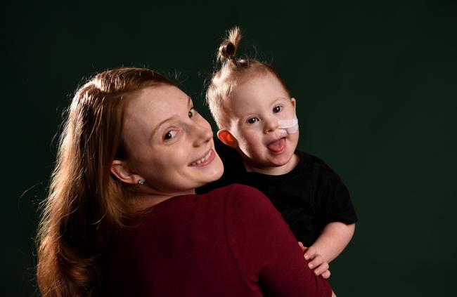 Bianca Klingner-Walsh and son Oliver Wilkinson, 2. Oliver was the most popular boy’s name in 2019. Picture: Che Chorley