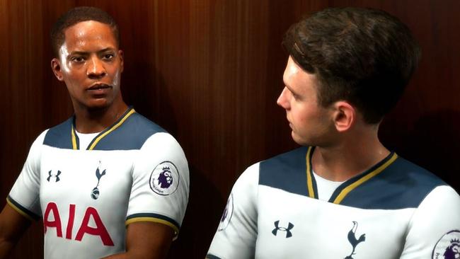 Alex Hunter (L) in FIFA 18.