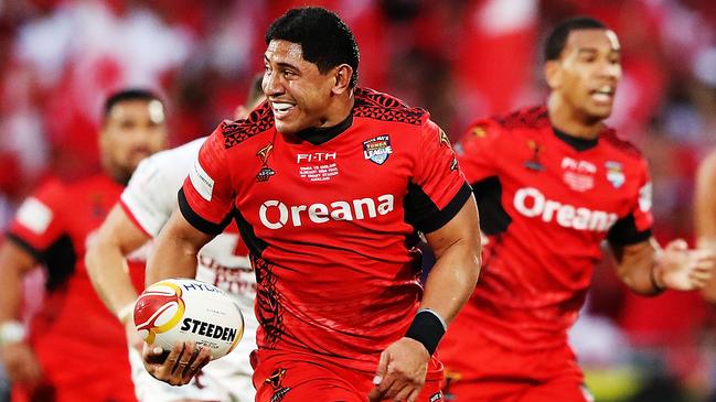 Jason Taumalolo and Tonga will be trying to take down Australia. Picture: Getty Images