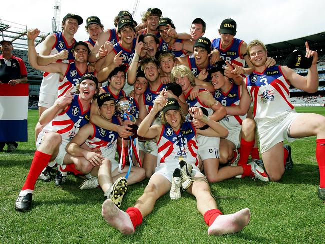 Gippsland Power’s 2005 premiership team featuring Scott Pendlebury.